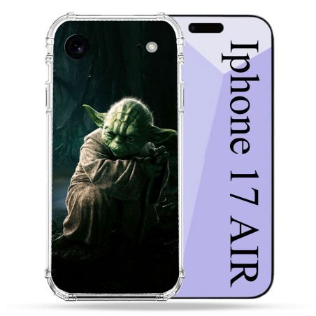Coque Renforcée Pour Iphone 17 Air Star Wars - Yoda sombre