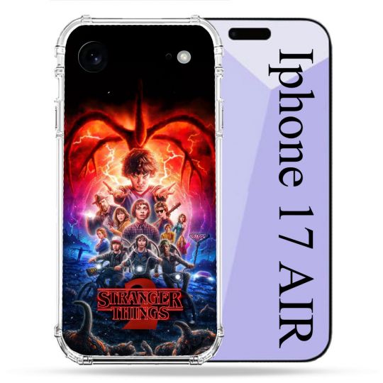 Coque Renforcée Pour Iphone 17 Air Stranger Things Affiche 2
