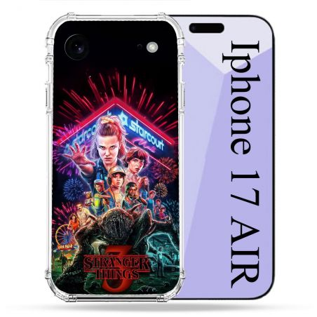 Coque Renforcée Pour Iphone 17 Air Stranger Things Affiche 3