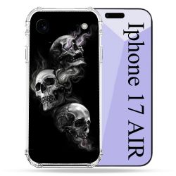 Coque Renforcée Pour Iphone 17 Air Tete de Mort Triple
