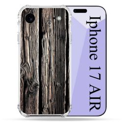 Coque Renforcée Pour Iphone 17 Air Texture Bois