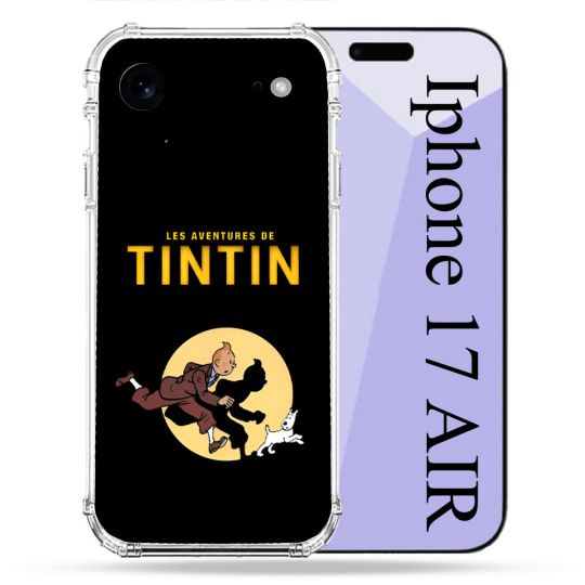 Coque Renforcée Pour Iphone 17 Air Tintin Classique