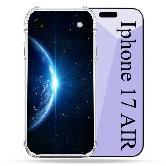 Coque Renforcée Pour Iphone 17 Air Univers Planete Terre