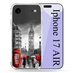 Coque Renforcée Pour Iphone 17 Air Voyage Angleterre Londres Vintage