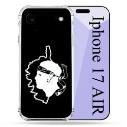 Coque Renforcée Pour Iphone 17 Air Voyage Corse Noir