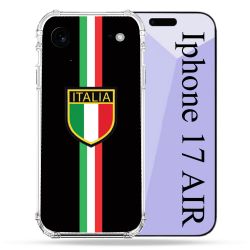 Coque Renforcée Pour Iphone 17 Air Voyage Italie 3 Noir