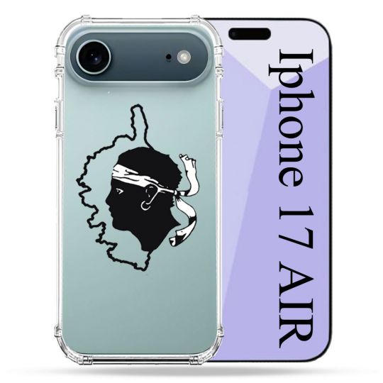 Coque Renforcée Transparente Pour Iphone 17 Air Corse