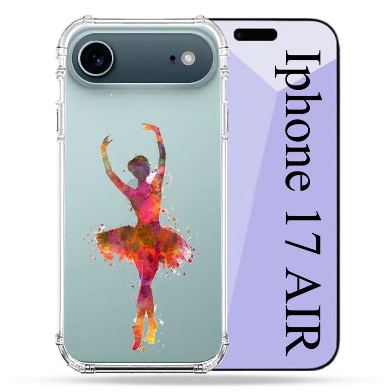 Coque Renforcée Transparente Pour Iphone 17 Air Danseuse etoile
