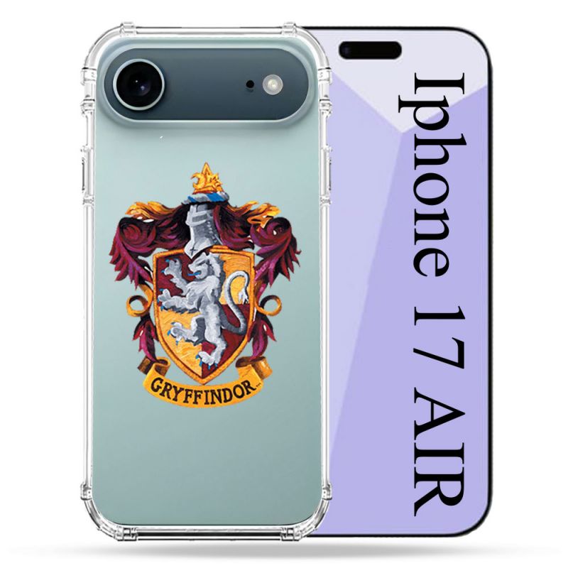 Coque Renforcée Transparente Pour Iphone 17 Air Harry Potter Griffindor