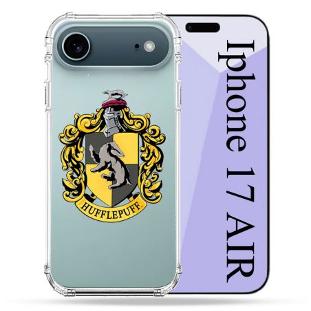 Coque Renforcée Transparente Pour Iphone 17 Air Harry Potter Hufflepuff