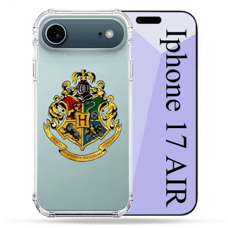 Coque Renforcée Transparente Pour Iphone 17 Air Harry Potter Poudlard