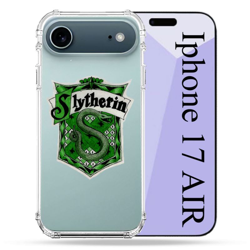 Coque Renforcée Transparente Pour Iphone 17 Air Harry Potter Slytherin