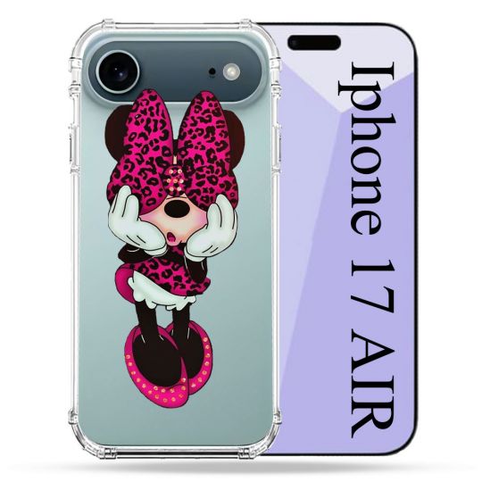 Coque Renforcée Transparente Pour Iphone 17 Air Minnie