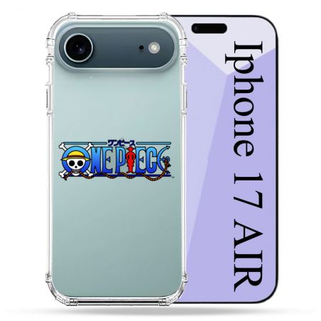 Coque Renforcée Transparente Pour Iphone 17 Air One Piece Logo