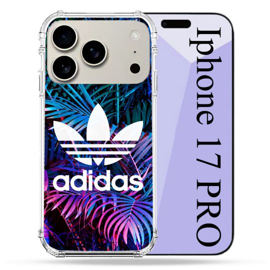 Coque Renforcée Magsafe Pour Iphone 17 Pro Adidas Palmier