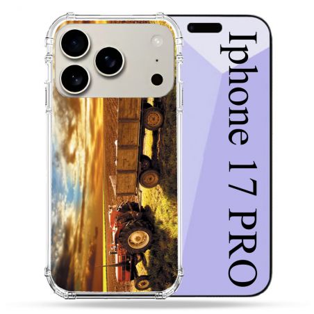 Coque Renforcée Magsafe Pour Iphone 17 Pro Agriculture Tracteur Color