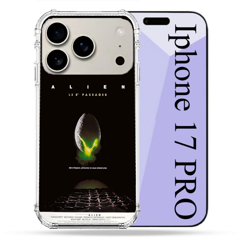 Coque Renforcée Magsafe Pour Iphone 17 Pro Alien Affiche