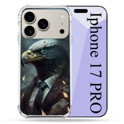 Coque Renforcée Magsafe Pour Iphone 17 Pro Animal Aigle Business