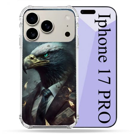 Coque Renforcée Magsafe Pour Iphone 17 Pro Animal Aigle Business