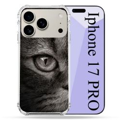 Coque Renforcée Magsafe Pour Iphone 17 Pro Animal Chat Gris