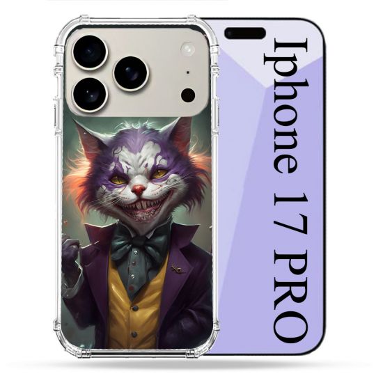 Coque Renforcée Magsafe Pour Iphone 17 Pro Animal Chat Joker