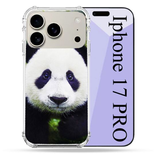Coque Renforcée Magsafe Pour Iphone 17 Pro Animal Panda Color