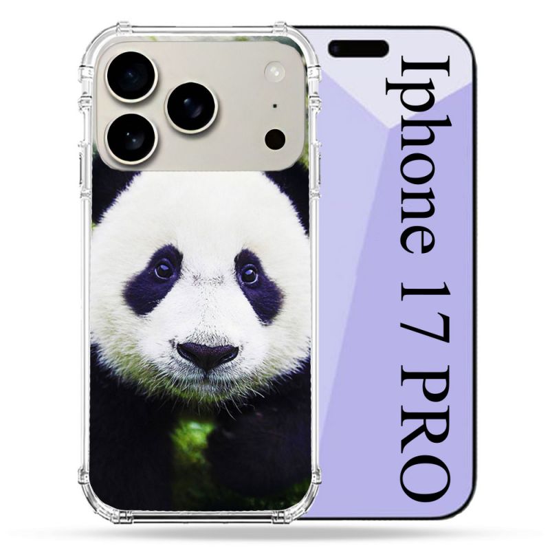 Coque Renforcée Magsafe Pour Iphone 17 Pro Animal Panda Color