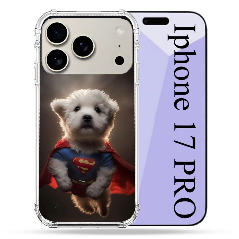 Coque Renforcée Magsafe Pour Iphone 17 Pro Animal Super Chien