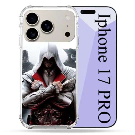Coque Renforcée Magsafe Pour Iphone 17 Pro Assassin Creed Mask
