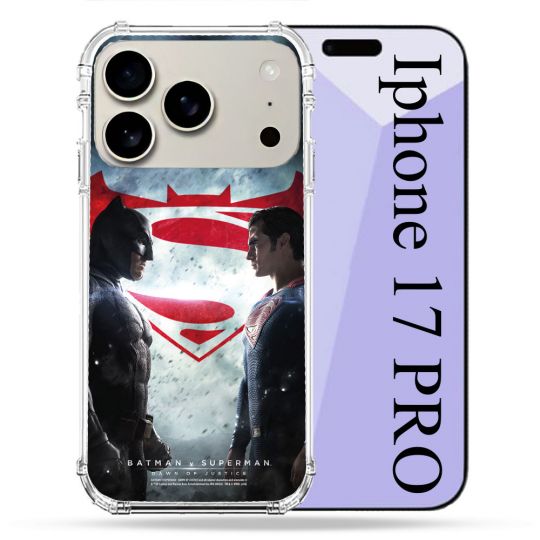 Coque Renforcée Magsafe Pour Iphone 17 Pro Batman VS Superman