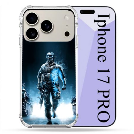 Coque Renforcée Magsafe Pour Iphone 17 Pro Call Of Duty Guerrier