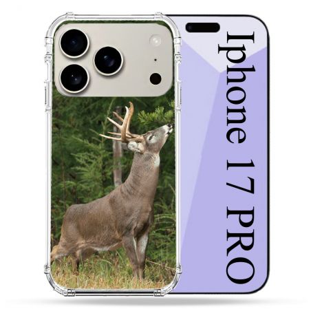 Coque Renforcée Magsafe Pour Iphone 17 Pro Chasse Cerf