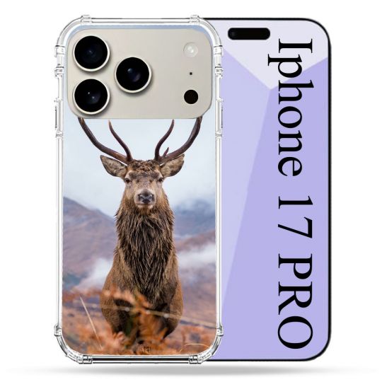 Coque Renforcée Magsafe Pour Iphone 17 Pro Chasse Chevreuil Montagne