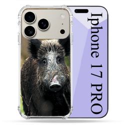Coque Renforcée Magsafe Pour Iphone 17 Pro Chasse Sanglier bois