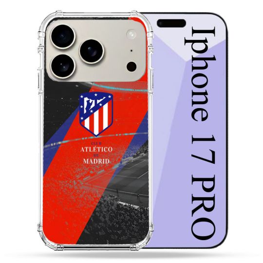 Coque Renforcée Magsafe Pour Iphone 17 Pro Foot Athletico Madrid