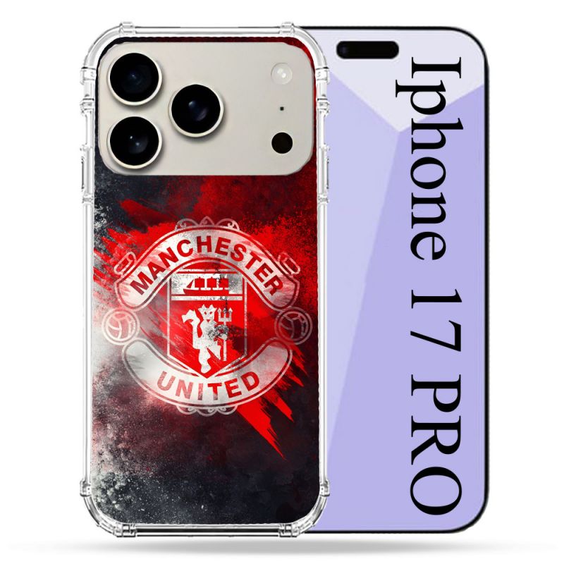 Coque Renforcée Magsafe Pour Iphone 17 Pro Foot Manchester United