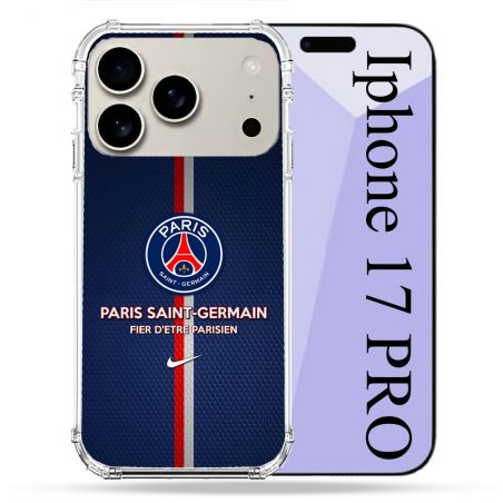 Coque Renforcée Magsafe Pour Iphone 17 Pro Foot PSG Fier