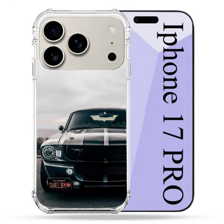 Coque Renforcée Magsafe Pour Iphone 17 Pro Ford Mustang GT500 Vintage