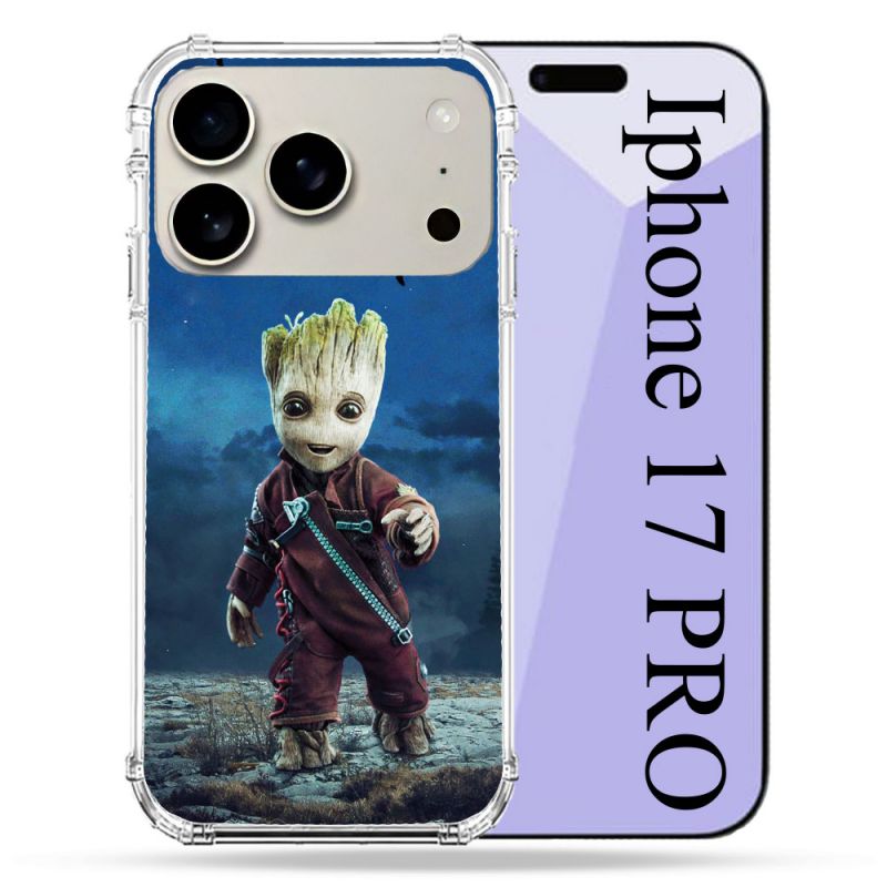 Coque Renforcée Magsafe Pour Iphone 17 Pro Groot Bleu