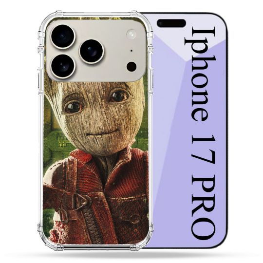 Coque Renforcée Magsafe Pour Iphone 17 Pro Groot Vert