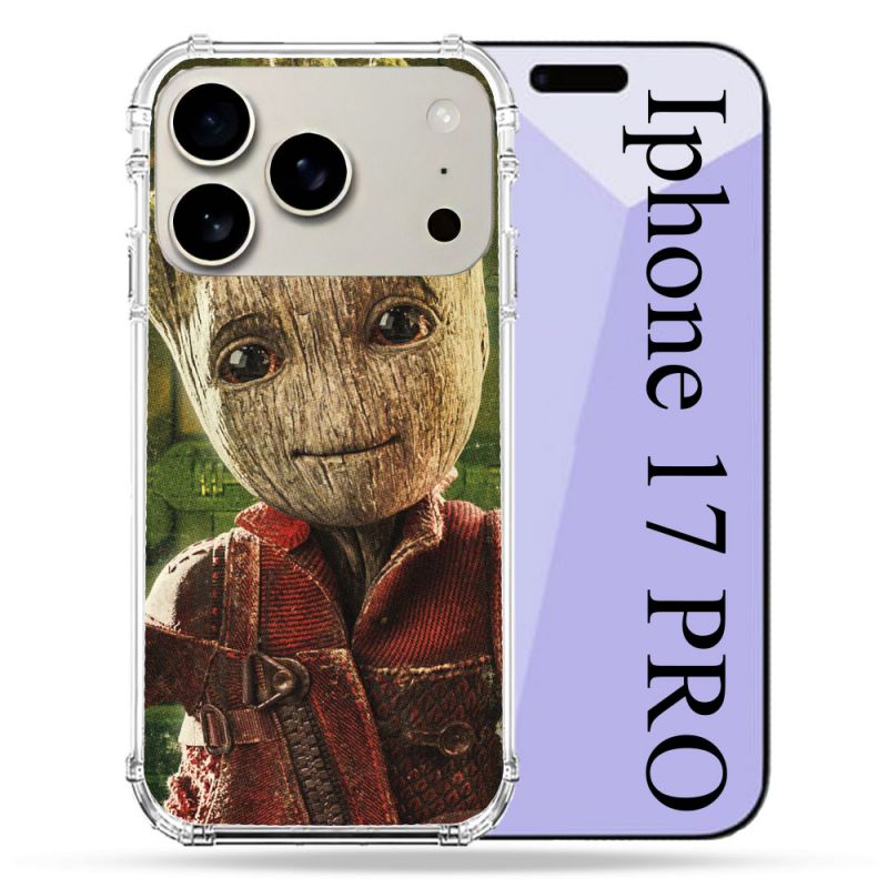 Coque Renforcée Magsafe Pour Iphone 17 Pro Groot Vert