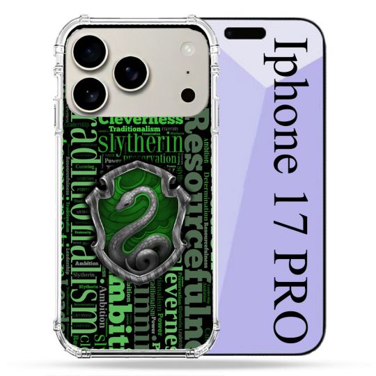 Coque Renforcée Magsafe Pour Iphone 17 Pro Harry Potter Serpentar