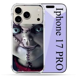 Coque Renforcée Magsafe Pour Iphone 17 Pro Horreur Chucky Cicatrice