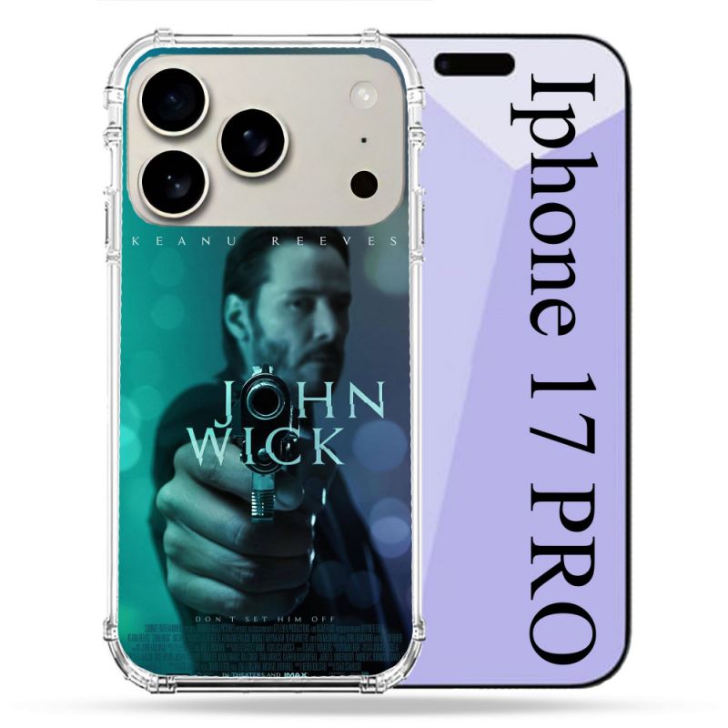 Coque Renforcée Magsafe Pour Iphone 17 Pro John Wick