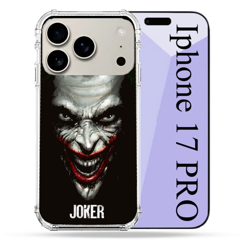 Coque Renforcée Magsafe Pour Iphone 17 Pro Joker Noir