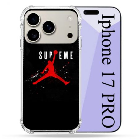 Coque Renforcée Magsafe Pour Iphone 17 Pro Jordan Supreme Noir