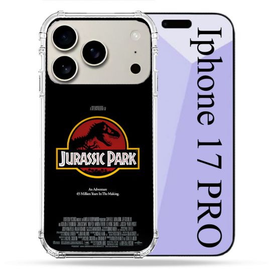 Coque Renforcée Magsafe Pour Iphone 17 Pro Jurassic Park Affiche