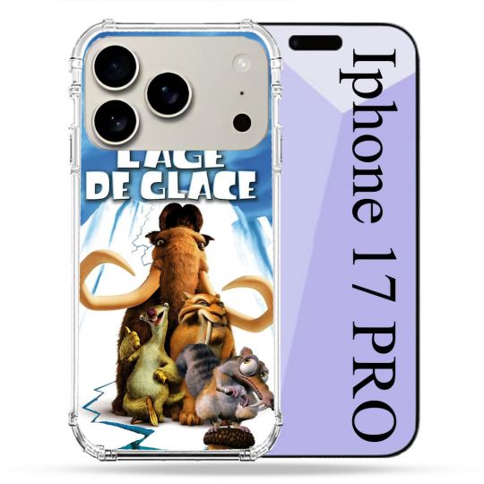 Coque Renforcée Magsafe Pour Iphone 17 Pro L'âge de Glace Affiche