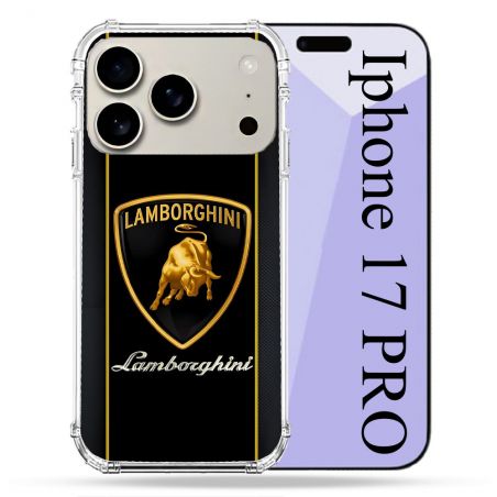 Coque Renforcée Magsafe Pour Iphone 17 Pro Lamborghini Carbone