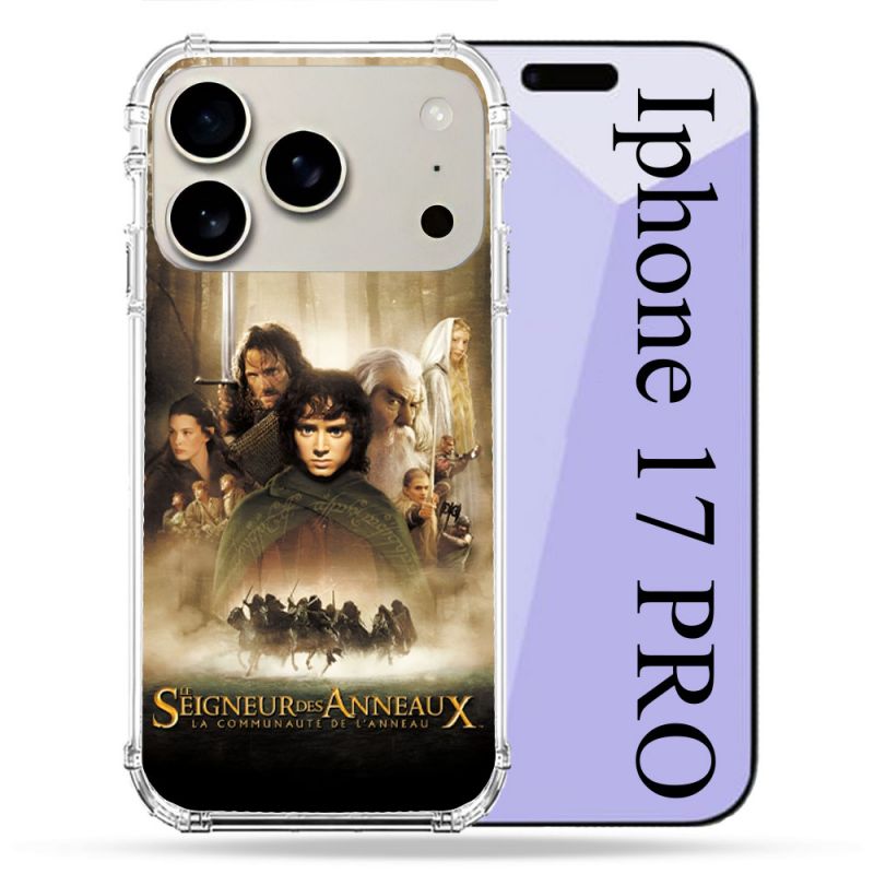 Coque Renforcée Magsafe Pour Iphone 17 Pro Le seigneur Des Anneaux Affiche